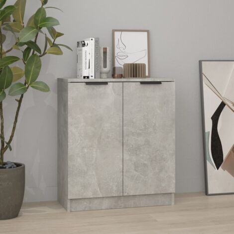 Sideboard Concrete Grey 60x30x70 cm Engineered Wood vidaXL