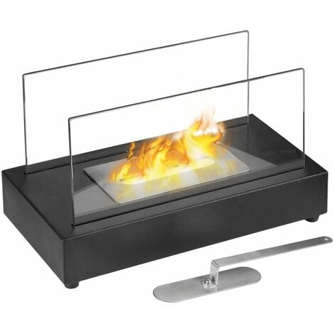 Qlima Ethanol Fireplace 36x19x21 cm FFB 105 - Black