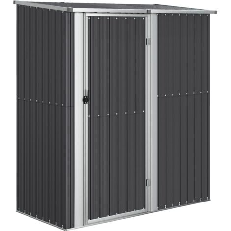 Garden Shed Anthracite 180.5x97x209.5 cm Galvanised Steel vidaXL