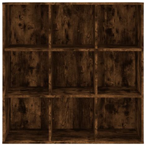 Book Cabinet Smoked Oak 98x29x97.5 cm vidaXL