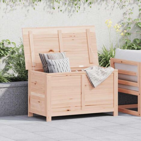 Outdoor Cushion Box 100x50x56 cm Solid Wood Fir vidaXL (1/5)