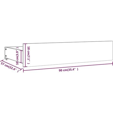 Bed Drawers 4 pcs Solid Wood Pine vidaXL