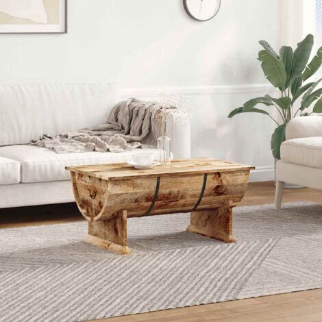 Coffee Table Solid Mango Wood 88x50x40 cm vidaXL