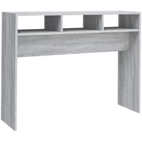 Console Table Grey Sonoma 105x30x80 cm Engineered Wood vidaXL