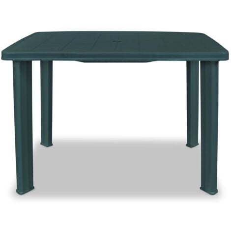 Garden Table Green 101x68x72 cm Plastic vidaXL