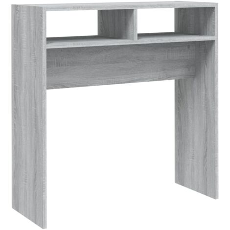 Console Table Grey Sonoma 78x30x80 cm Engineered Wood vidaXL