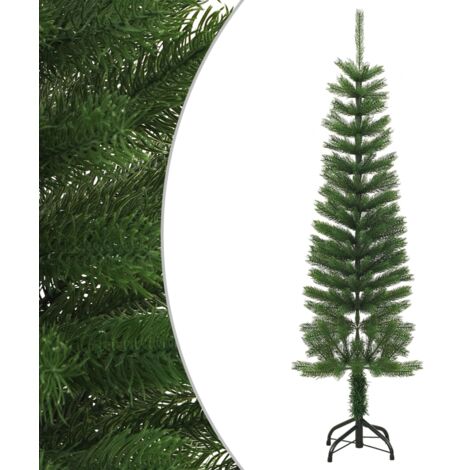 Christmas Tree Green Polyethylene Slim Durable Christmas Tree vidaXL (1/5)