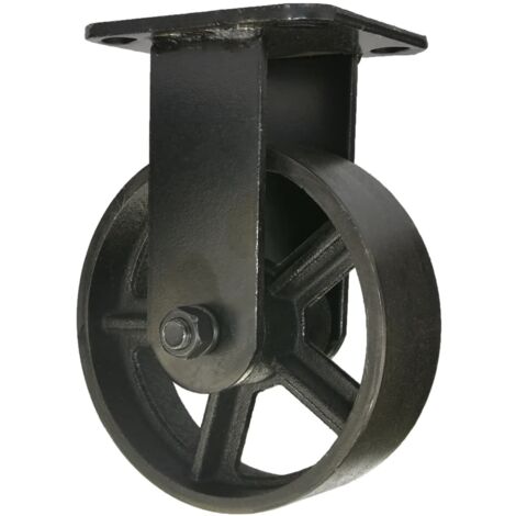 Fixed Caster Wheel 150 mm 2 pcs Black Mac Lean