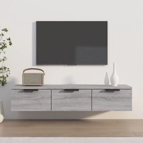 Wall Cabinet Grey Sonoma 102x30x20 cm Engineered Wood vidaXL