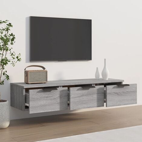 Wall Cabinet Grey Sonoma 102x30x20 cm Engineered Wood vidaXL