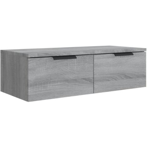 Wall Cabinet Grey Sonoma 68x30x20 cm Engineered Wood vidaXL