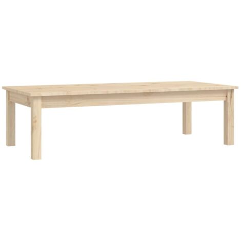 Coffee Table 110x50x30 cm Solid Wood Pine vidaXL