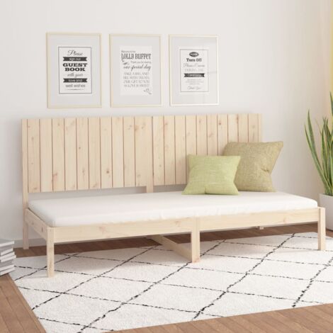 Day Bed without Mattress 90x200 cm Solid Wood Pine vidaXL