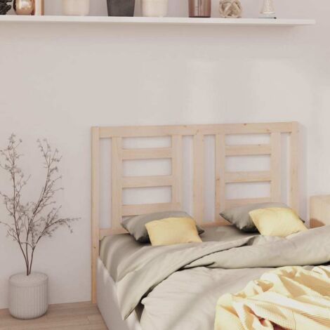 Bed Headboard Pine Solid pine wood 156 cm x 4 cm x 100 cm vidaXL (1/5)