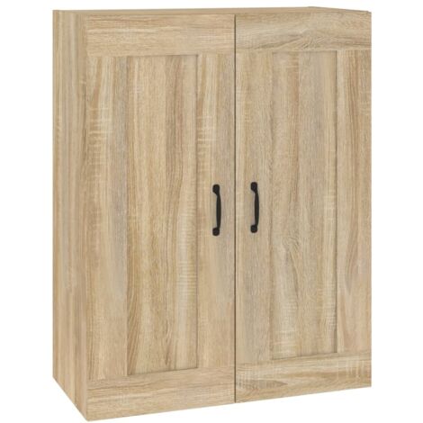 Hanging Wall Cabinet Sonoma Oak 69.5x32.5x90 cm vidaXL