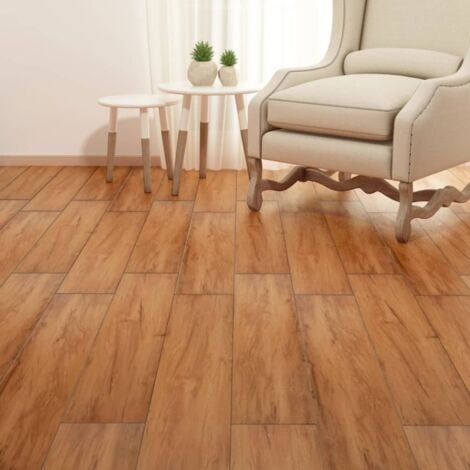 Non Self-adhesive PVC Flooring Planks 5.26 m² 2 mm Elm Nature vidaXL