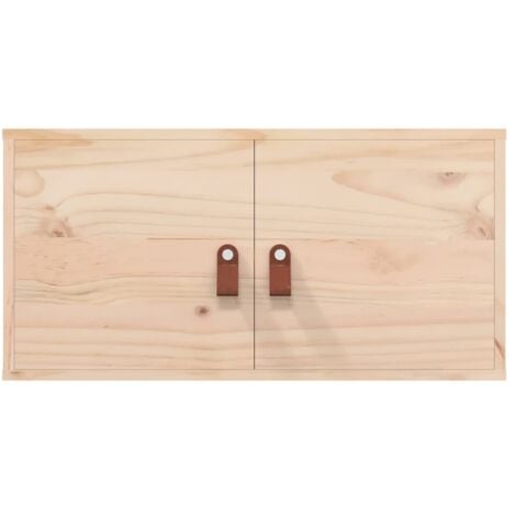 Wall Cabinet 60x30x30 cm Solid Wood Pine vidaXL