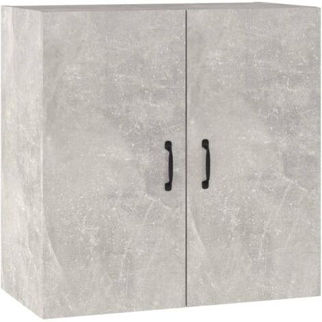 Wall Cabinet Concrete Grey 60x31x60 cm Engineered Wood vidaXL