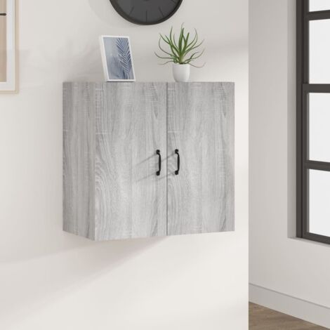 Wall Cabinet Grey Sonoma 60x31x60 cm Engineered Wood vidaXL