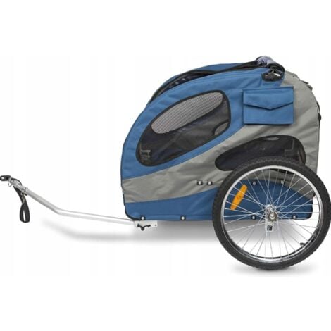 Blue store bike trailer