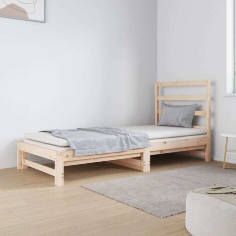 vidaXL Pull-out Day Bed without Mattress 2x(90x190) cm (1/5)