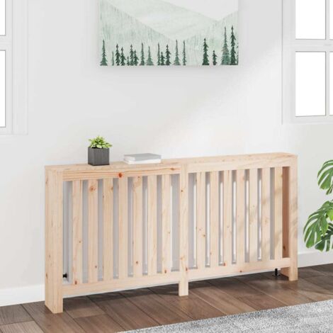 Radiator Cover 169x19x84 cm Solid Wood Pine vidaXL