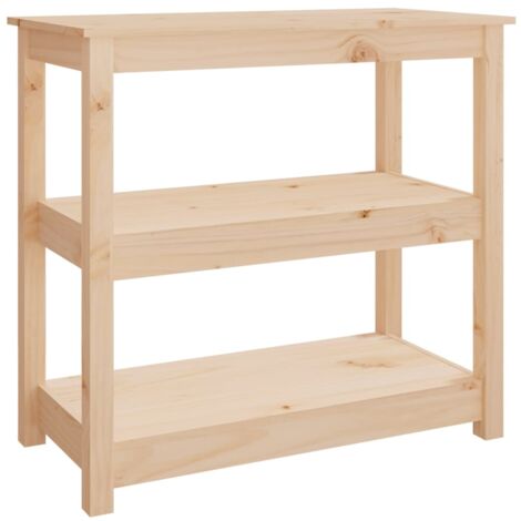 Console Table 80x40x74 cm Solid Wood Pine vidaXL