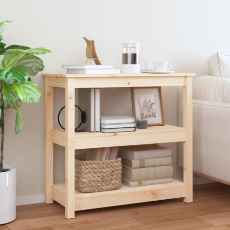 Console Table 80x40x74 cm Solid Wood Pine vidaXL