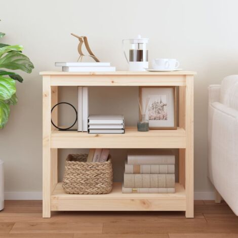 Console Table 80x40x74 cm Solid Wood Pine vidaXL
