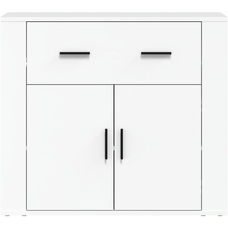 Sideboard White 80x33x70 cm Engineered Wood vidaXL
