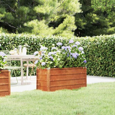Garden Raised Bed Rusty 100x40x45 cm Corten Steel vidaXL