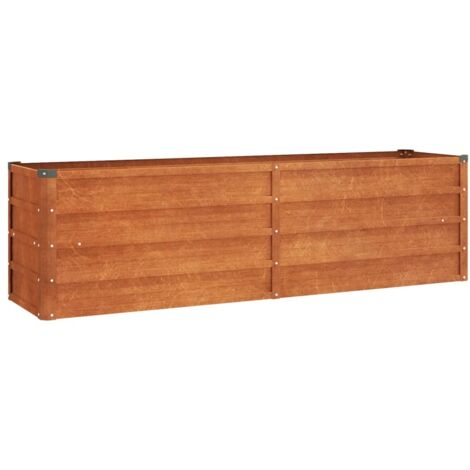 Garden Raised Bed Rusty 160x40x45 cm Corten Steel vidaXL