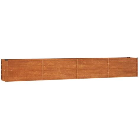 Garden Raised Bed Rusty 320x40x45 cm Corten Steel vidaXL