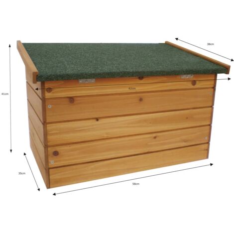 @Pet Egg Box for Chicken House 62x38x41 cm Wood Brown @Pet