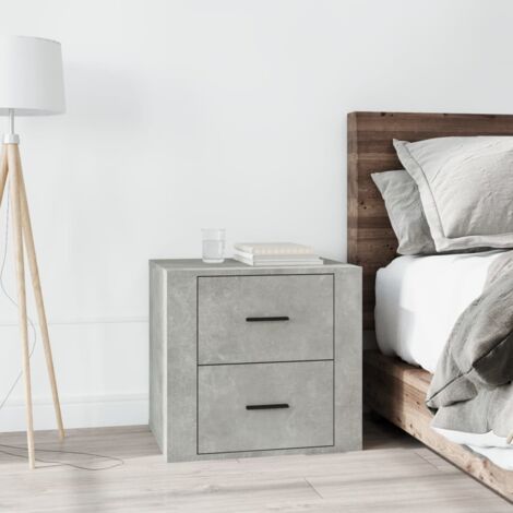 Concrete nightstand deals with drawer