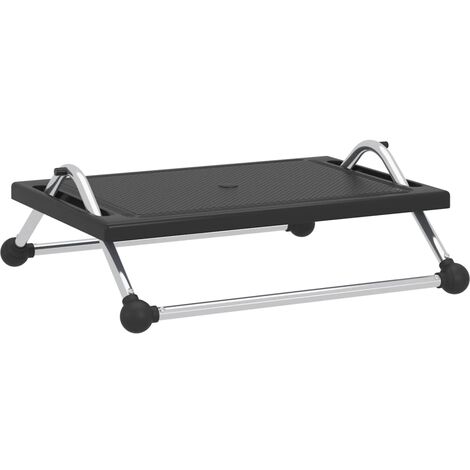 Footrest Black 45x40x13.5 cm vidaXL