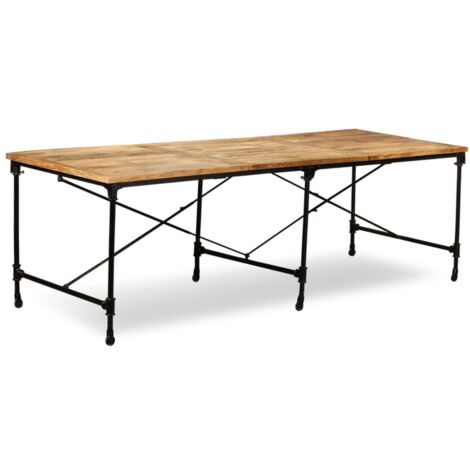 Dining Table Solid Mango Wood 240 cm vidaXL