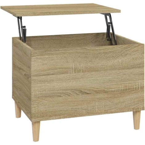 Coffee Table Sonoma Oak 60x44.5x45 cm Engineered Wood vidaXL