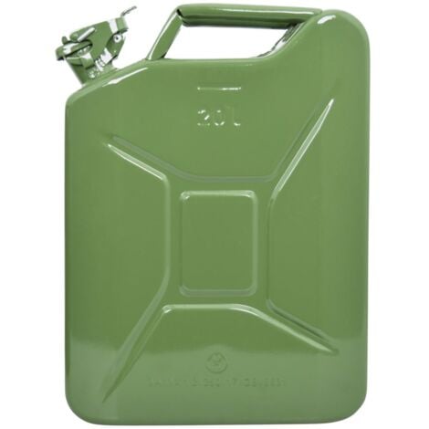 Petrol Can 20 L Metal Green Carpoint