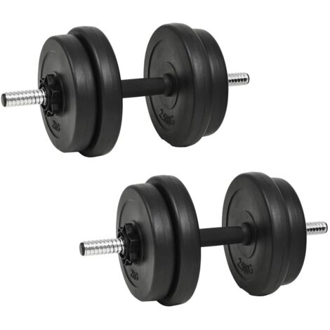 14 Piece Dumbbell Set 20 kg vidaXL