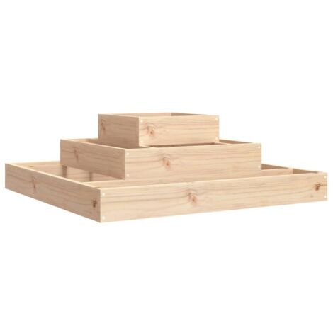 Planter 80x80x27 cm Solid Wood Pine vidaXL