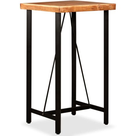 Bar Table Solid Acacia Wood 60x60x107 cm vidaXL (1/5)