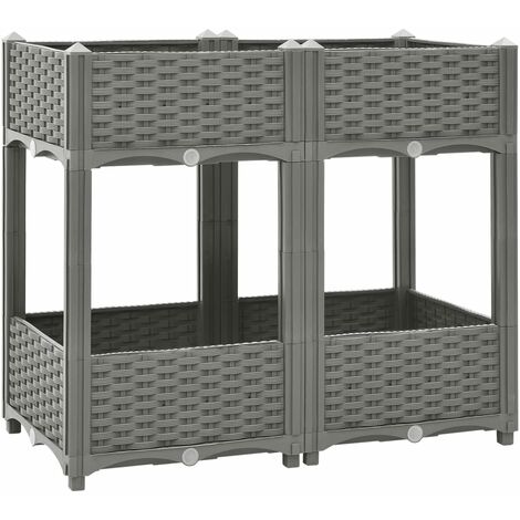 Raised Bed 80x40x71 cm Polypropylene vidaXL