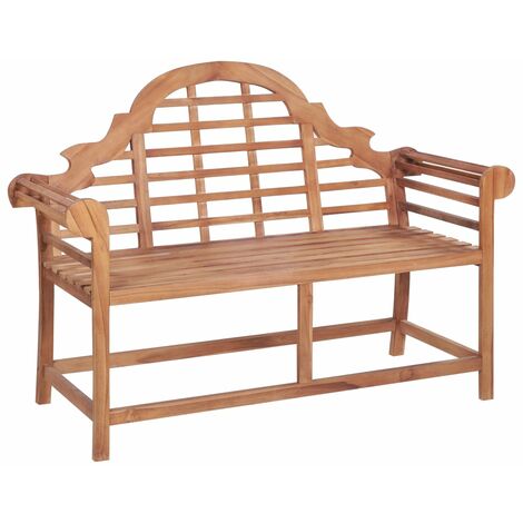 Garden Bench 127x58.5x92.5 cm Solid Wood Teak vidaXL (1/5)