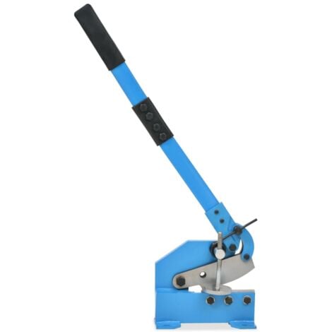 Hand Lever Shear 125 mm Blue vidaXL