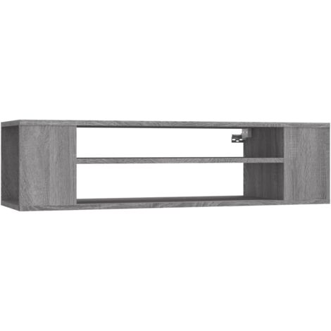 Hanging TV Cabinet Grey Sonoma 100x30x26.5 cm Engineered Wood vidaXL (1/5)