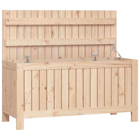 Garden Storage Box 108x42.5x54 cm Solid Wood Pine vidaXL
