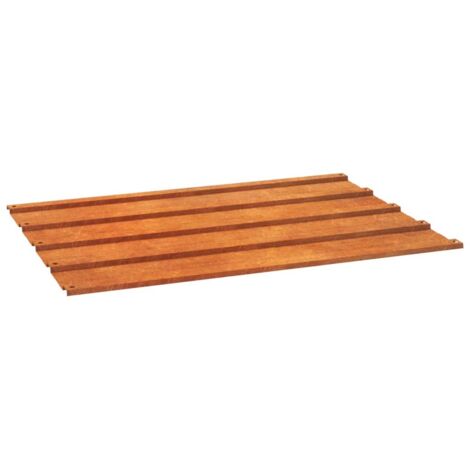 Roof Panels 12 pcs Rusty 60x44 cm Corten Steel vidaXL