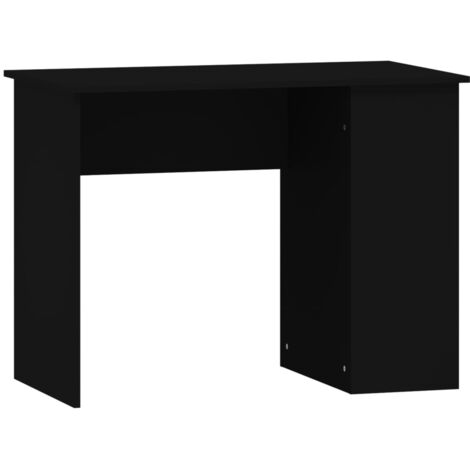 Desk Black 100x55x75 Engineered Wood vidaXL