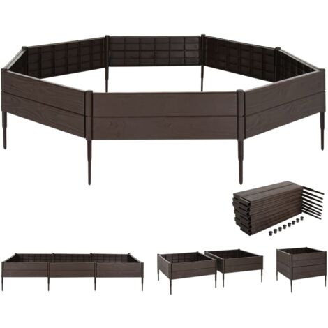 Raised Garden Bed 120x120x20 cm Polypropylene vidaXL